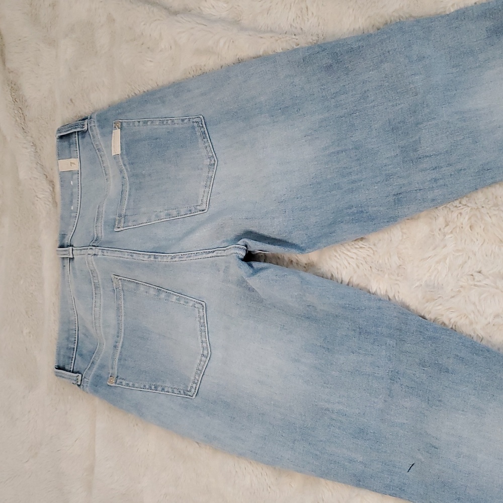 7 For All Mankind High Waisted Cropped Skinny 28 - Picture 8 of 13